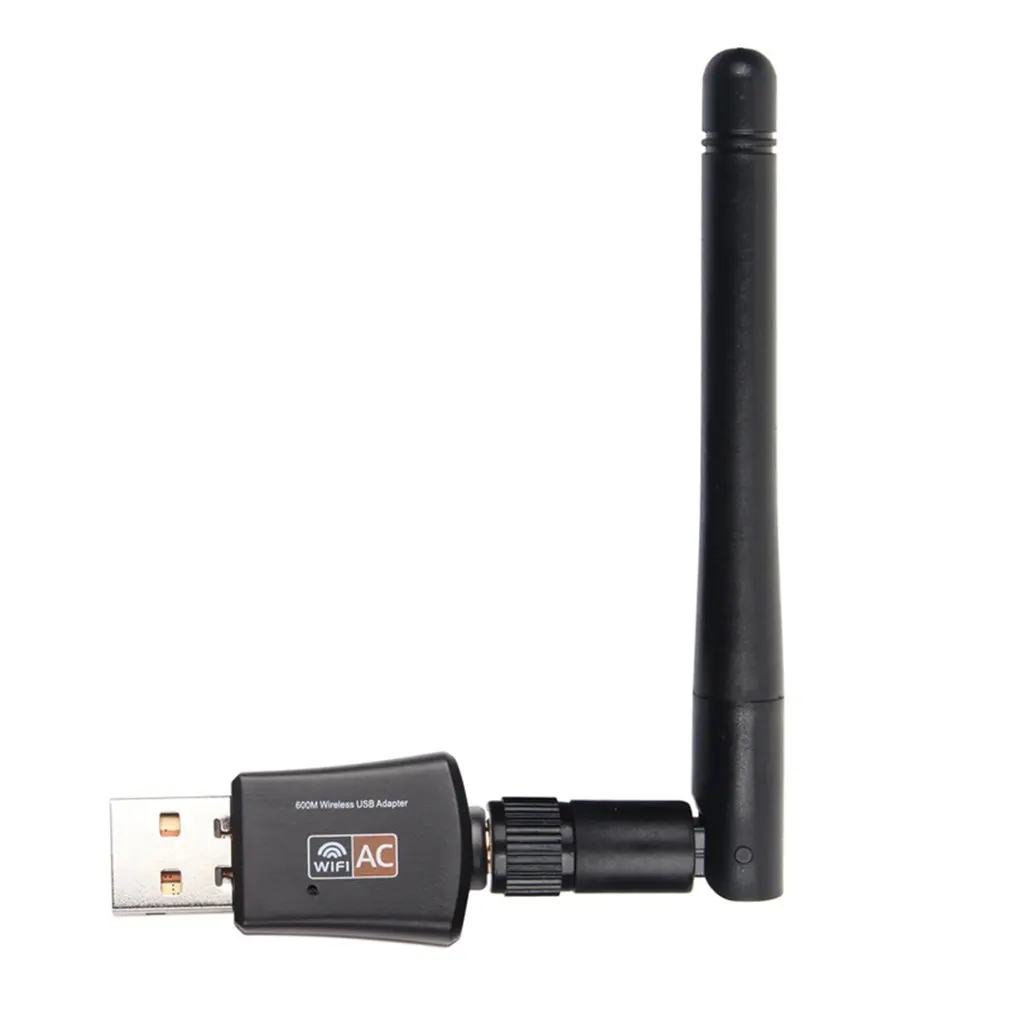 

Mini AC600 5.8G/2.4GHz 433Mbps/150Mbps Protable Wireless Dual Band USB Wi-Fi Adapter Wlan PC Wifi Receiver External Wifi