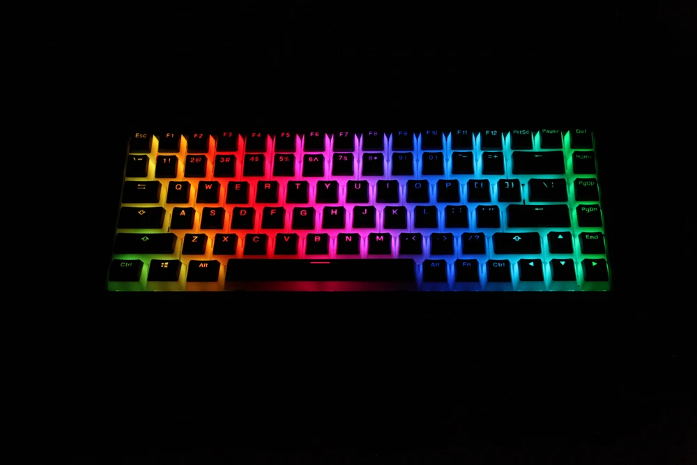 Pudim v2 Pbt Doubleshot Keycap Oem Retroiluminado para Teclado Mecânico Branco Preto G60 Poker 87 Tkl 104 108 Ansi Xd64 Xd68 - Imagem 6