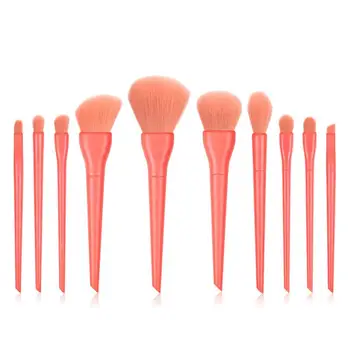 

10 PCS Makeup Brushes Tool Set Cosmetic Powder Eye Shadow Foundation Blush Blending Beauty Make Up Brush Maquiagem