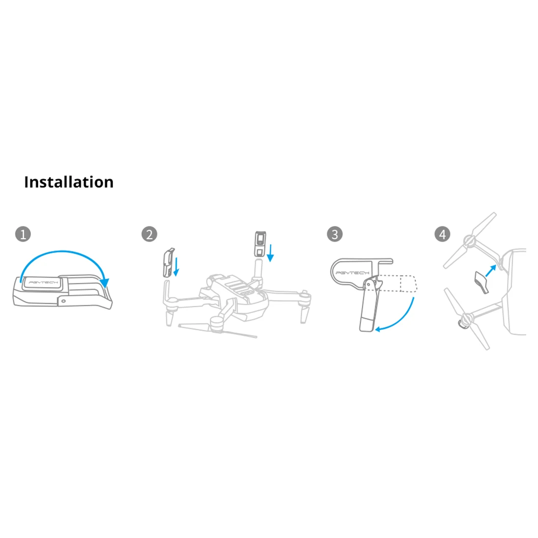 PGYTECH шасси расширение ноги для DJI Mavic мини Сверхлегкий Дрон