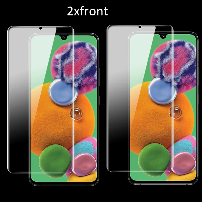 2xfront Imak Гидрогелевая пленка для samsung Galaxy A90 5G Задняя Передняя Задняя Защитная Прозрачная Олеофобная пленка - Цвет: 2xfront