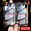 360 Metal Magnetic Adsorption Case For iPhone 12 11 Pro Max 12 Mini XS Max X XR 7 8 6 6s Plus SE 2022 Double-Sided Glass Cover ► Photo 3/6