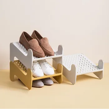 

Modern Style Shoes Rack Home Entrance Multi-Layer Storage Holder Multi-Function Doorway Organizer House Slippers Rack