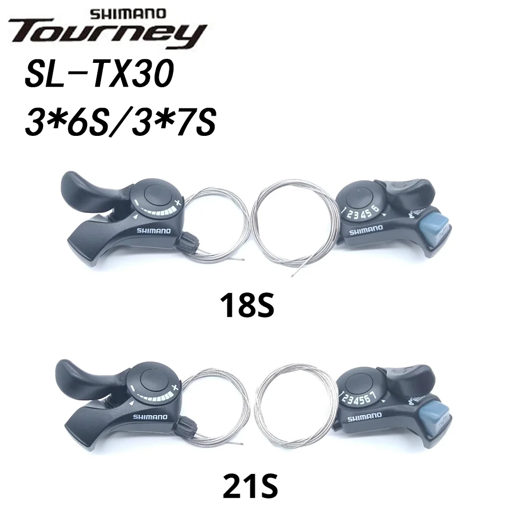 Shimano Tourney SL TX30 рычаг переключения передач велосипеда 6 7s 18 21 скорость tx30 шифтеры