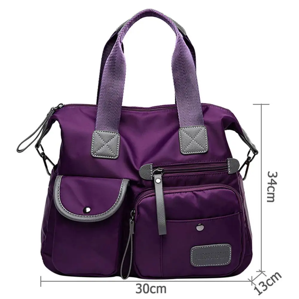 Прямая поставка, многофункциональная Женская водонепроницаемая сумка, нейлоновая сумка-тоут для путешествий, сумки через плечо для женщин, Bolsa Feminina, сумки через плечо