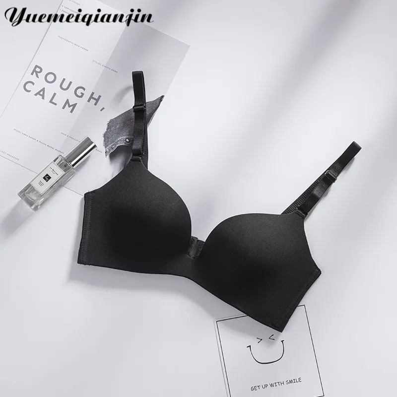 Женский сексуальный комплект с бюстгальтером, бюстгальтер на косточках с открытой спиной, удобная чашка, нижнее белье для девушек, повседневный боди, бюстгальтер, пуш-ап, нижнее белье - Цвет: Black Set