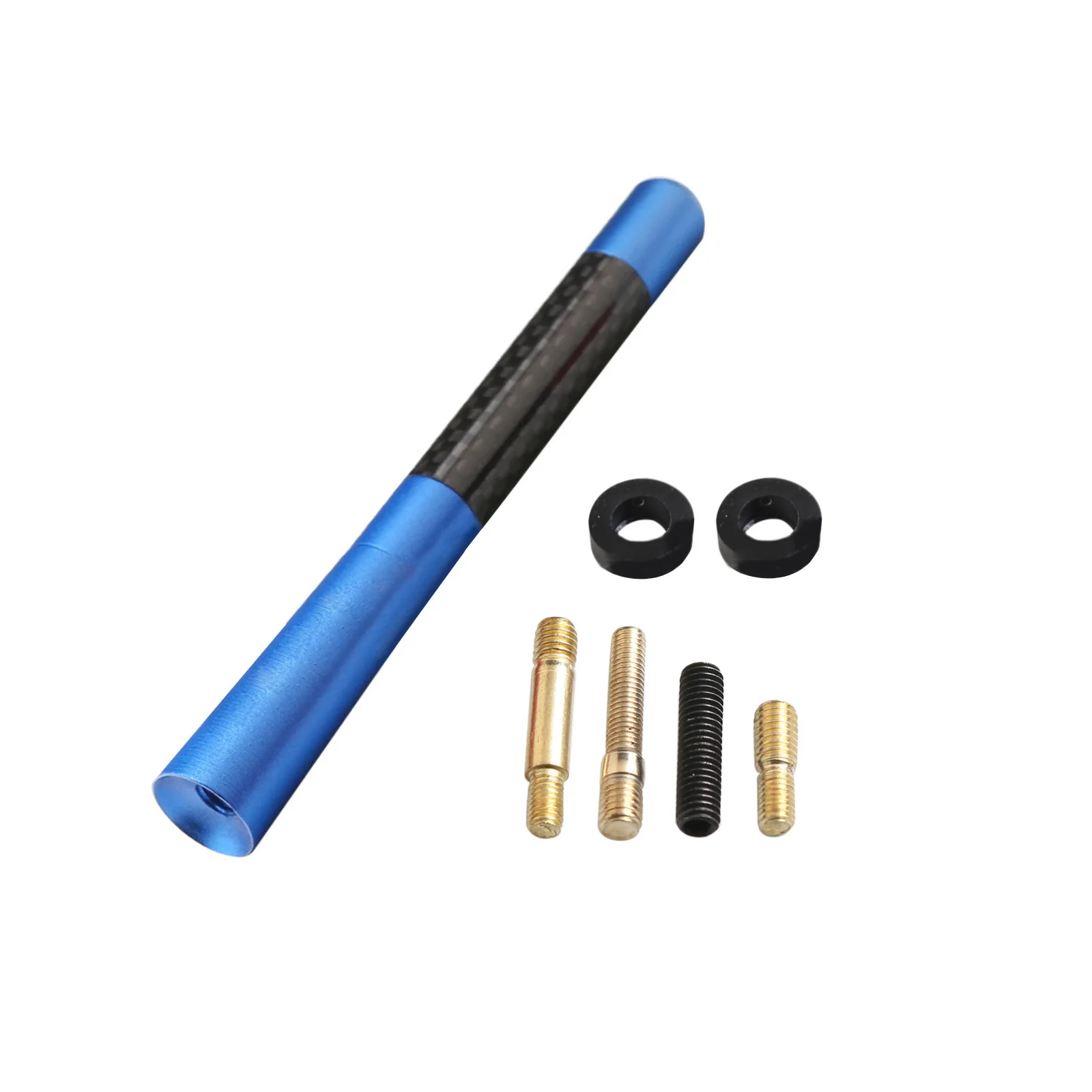 4.7/" Auto Aluminum Alloy Carbon Fiber Universal FM AM Radio Car Aerial Antenna