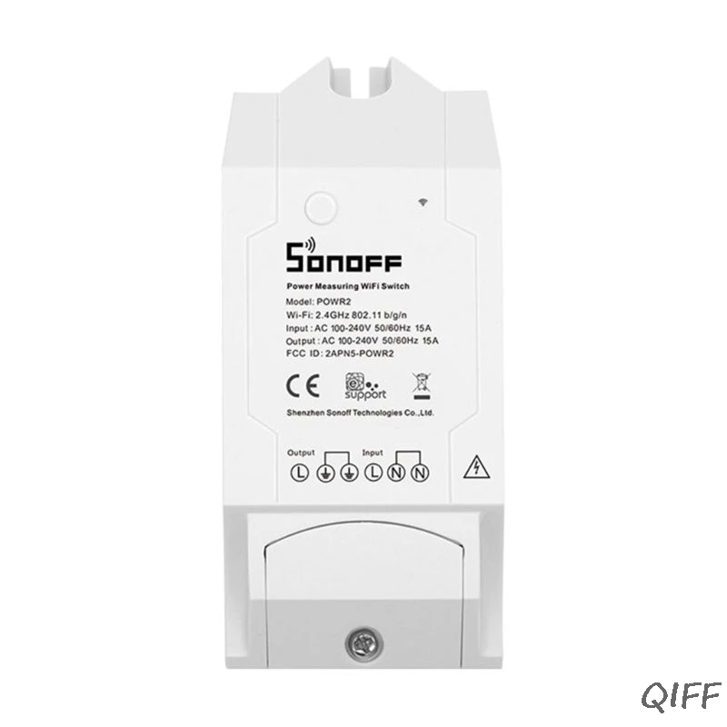 SONOFF POW R2 15A 3500 Вт Wifi переключатель контроллер в режиме реального времени энергопотребление монитор измерения для автоматизации умного дома
