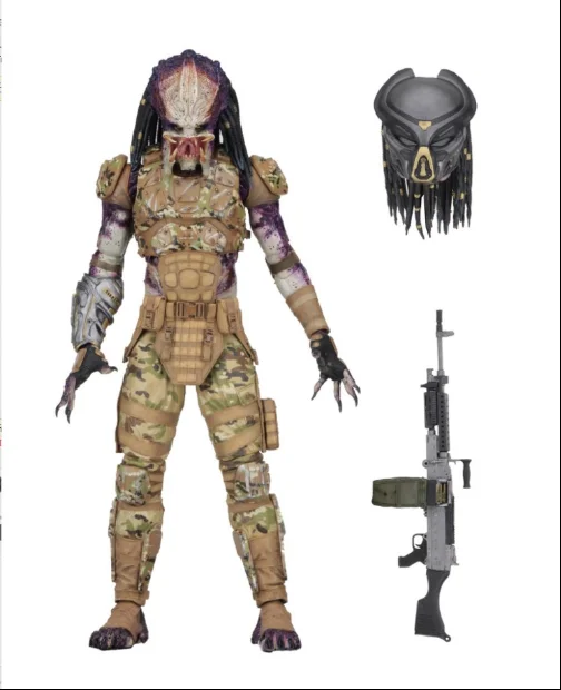 Lenssle NECA фигура хищника игрушка Охотник Хищник конечная эмиссары #2 #1 7 дюймов ПВХ фигурка модель игрушки коллекционная кукла подарок