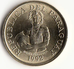 

Paraguay 5 Guaranies Coin Latin America 100% Real Original Coins Collection Unc New