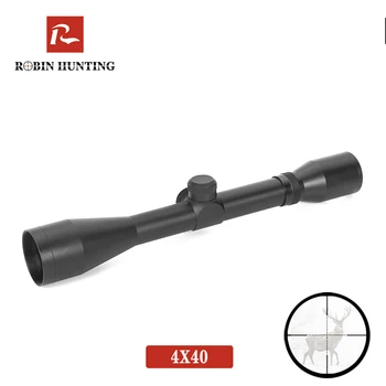 

Robin Hunting 4x40 Rifle Scopes Tactical Telescope Outdoor Collimator Sight Reticle Hunting Scope Airsoft Optical Sight