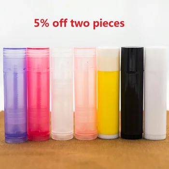 

10 Pcs/lot 5g 5ml Lipstick Tube Lip Balm Containers Empty Cosmetic Containers Lotion Container Glue Stick Clear Travel Bottle