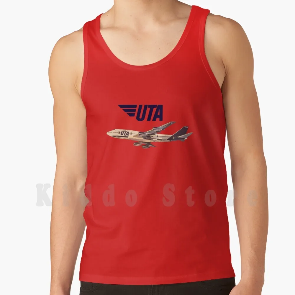 Uta Boeing 747 Canottiere Gilet 100% Cotone Boeing B747 Boeing 747 747 Aeroplani Aeroplano Estetico Aeroporto Sky Queen