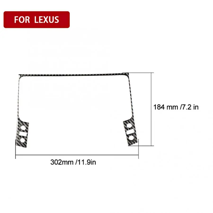Навигации Панель крышка отделка декор, пригодный для Lexus IS250 300 350C углеродное волокно 2006 2007 2008 2009 2010 2011 2012