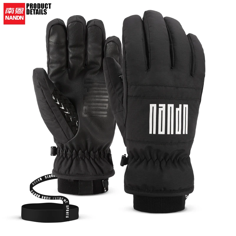 NANDN-Snowboarding Ski Gloves, Waterproof Snow Mittens, Skiing and Snowmobile, Winter 3