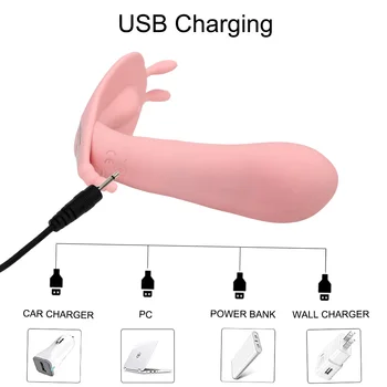 Panty Vibrator G Spot Massager Wearable Rabbit Dildo Vibrator Remote Control Clitoris Stimulator Sex Toys for Women 5