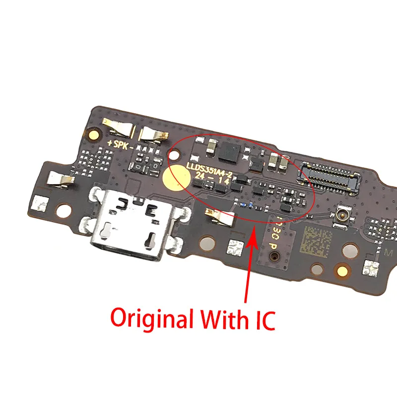 5 шт. плата зарядного устройства PCB Flex Для lenovo K8 Plus USB порт разъем док-станция зарядный ленточный кабель