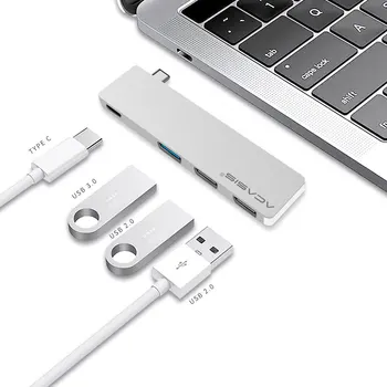 

acasis USB 3.1 Type C Hub 4-Port USB 3.0 2.0 Hub Adapter Type-C HUB for MacBook Pro