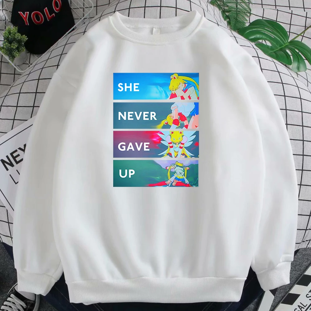 

Sweatshirt Motivation Of The Day Print Sweatshirts Women Plus Size Fleece Female Hoodies Warm Fashion Womens Round Neck Hoodie