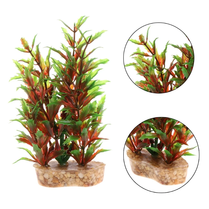 Aquatic Plants Vivid Colorful Ornament Fish Tank Aquarium Underwater Decoration