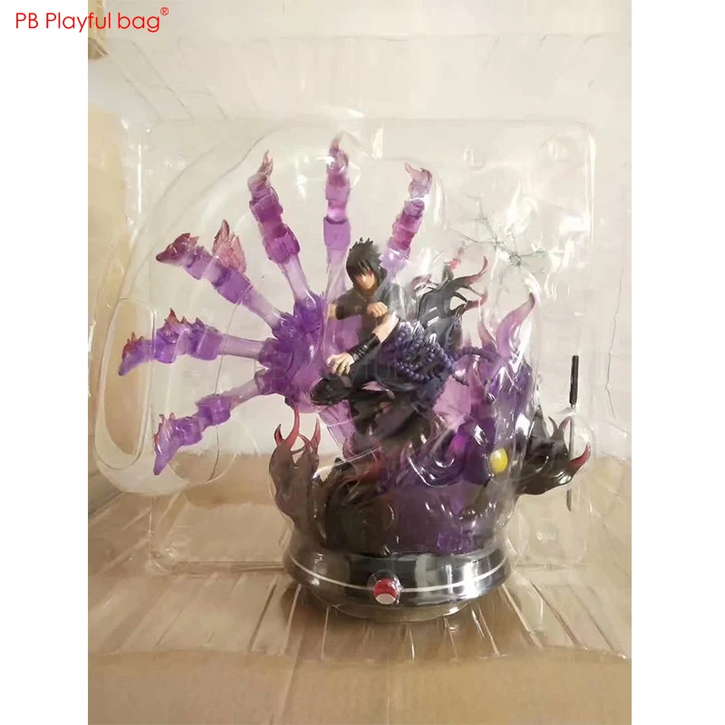 33-35 см японское аниме Uzumaki& Uchiha Sasuke фигурка большого размера украшение комнаты ПВХ-collecible-кукла-Игрушка Аниме-экшн-фигурка HE59