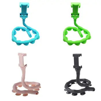 

Creative Car Home Flexible Rotation Cell Phone Mount Holder Stand Bendable Hands-free Cradle Most Phone Compatible Auto