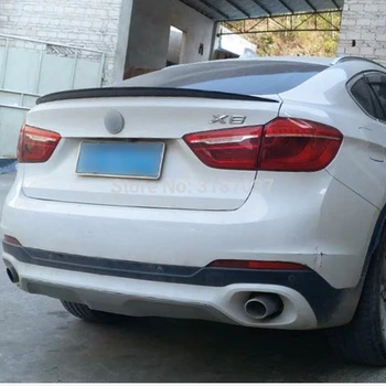 

for BMW X6 F16 M-Performance style ABS Plastic Unpainted Color Rear Roof Spoiler Wing Trunk Lip Boot Cover Car Styling