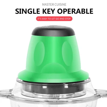

Stainless Steel Electric Kitchen Chopper Meat Grinder Shredder Food Chopper Stainless Steel Electric Household Processor Tool