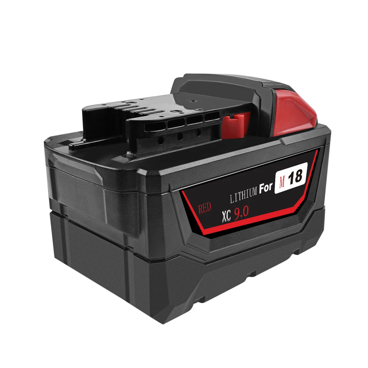 BATTOOL 108Wh Li-ion Tool Battery for Milwaukee M18 48-11-1815 48-11-1850 Repalcement M18 Battery 2646-20 2642-21C - Color: 9000mAh  1pack