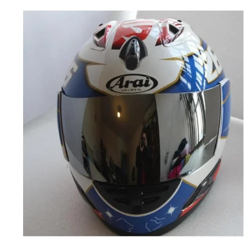 Arai rx-7x мотоциклетный шлем Полнолицевой мотоциклетный гоночный шлем - Цвет: Темно-серый
