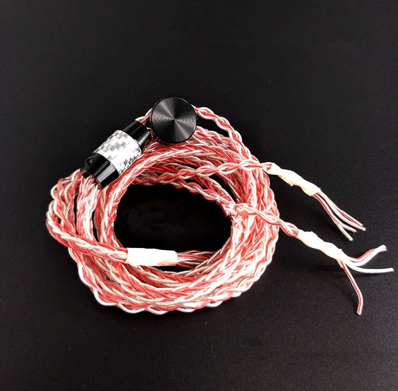 8 core single crystal copper upgrade headphone cable Semi finished braided headphone upgrade line