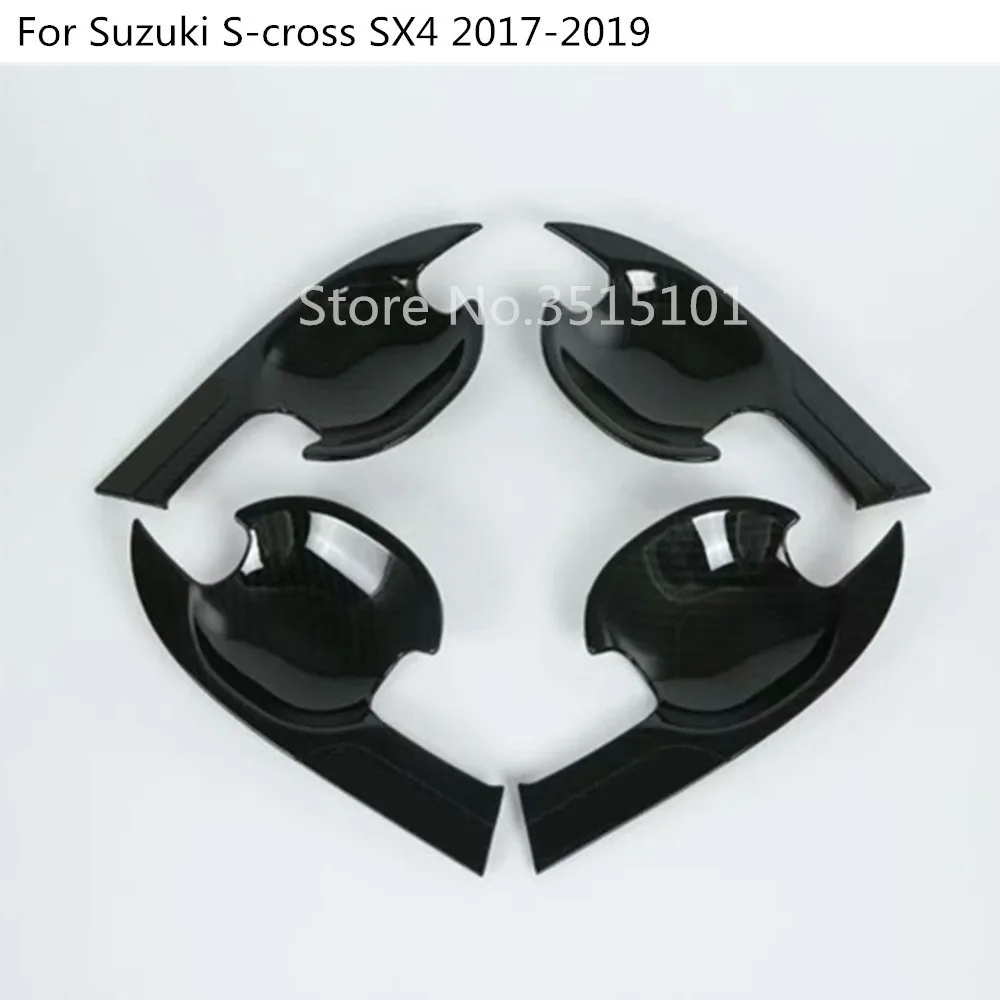 Для Suzuki S-Cross SX4 Автомобильная крышка детектор отделка наружная, дверная чаша палка лампа молдинг 4 шт