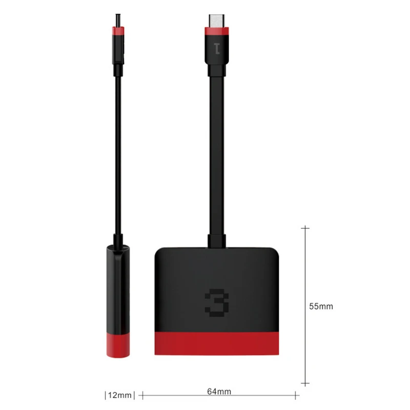 3 в 1 Thunderbolt 3 usb-хаб type C к HDMI 4K 60HZ USB3.0 PD 60W быстрая зарядка для Macbook Pro samsung S9 S10 huawei Matebook