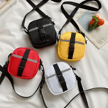 

Korean bag 2020 summer new shoulder bag simple wild messenger bag boys and girls small square bag