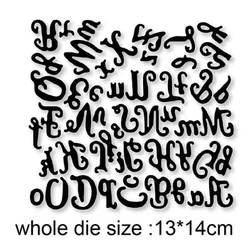 

Letters 130*140mm Metal Cutting Dies Stencil for DIY Scrapbooking Paper Album Card Making Embossing Die
