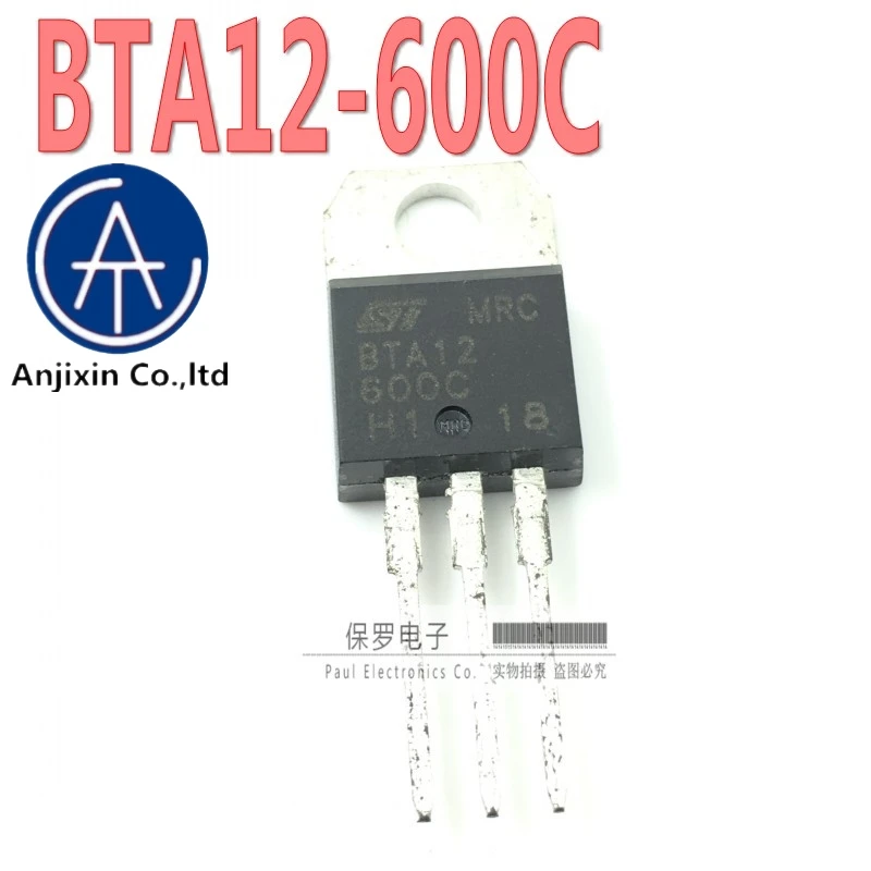 

10 шт. 100% оригинальный новый triac BTA12-600C 12A/600V TO-220 реальный запас
