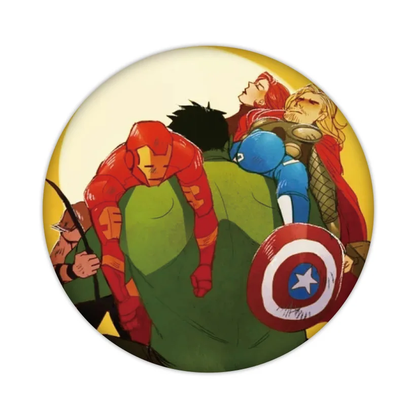 1 шт. ракета енот значок животное брошь Marvel Герой Мстители Грут Алая ведьма значок пластиковая булавка для аксессуаров на сумку одежда