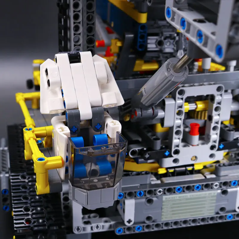 20015 Technic серия ковшовый экскаватор электрический автомобиль модель город совместим с 42055 строительные блоки кирпичи детские игрушки подарок