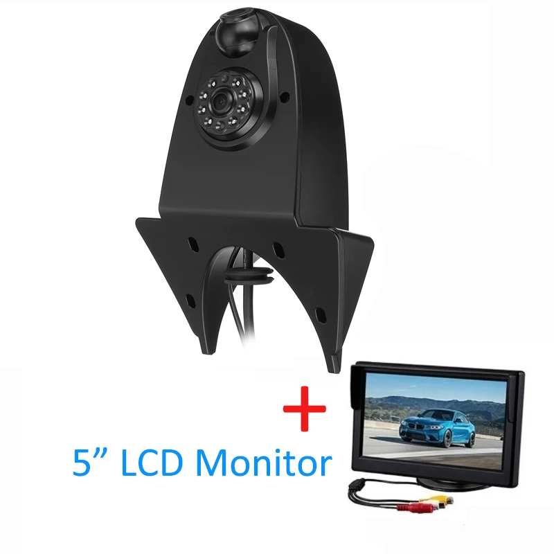 Telecamera Posteriore Per Mercedes Vito/Viano/Sprinter – Obiettivo HD 20mm, 1000 Linee TV, IP68, Con Cavi 6m, Luce Targa