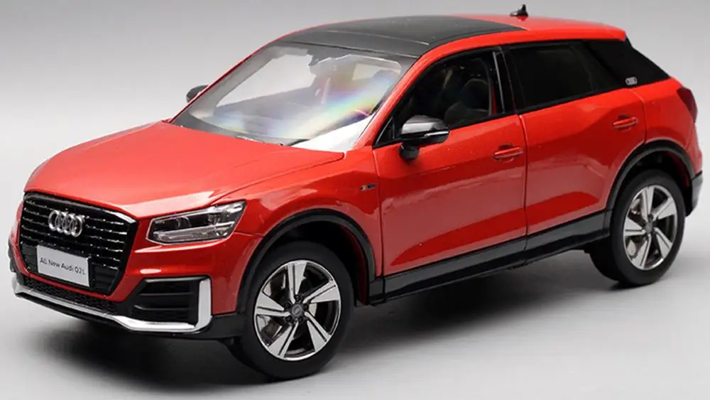 1/18 масштаб Audi Q2L 2019 оранжевый литой автомобиль модель игрушки коллекция подарок
