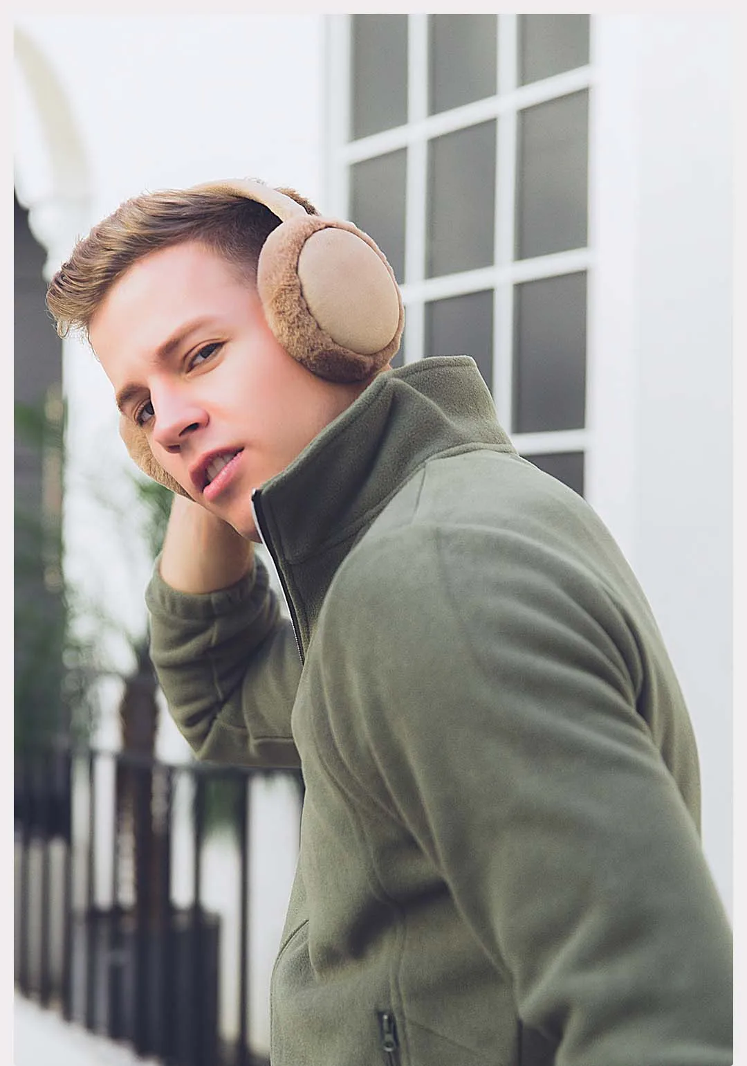 Xiaomi Youpin FO, складные зимние наушники, мягкие Меховые наушники, модные, унисекс, Зимняя повязка на голову, утепленные, плюшевые, регулируемые