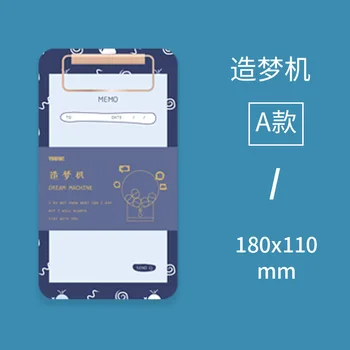 

Mini Board Clip Note Clipboard Memo Paper Pads Sticky Notebook Creative Writing Notepad Folder School Office Supplie Stationery