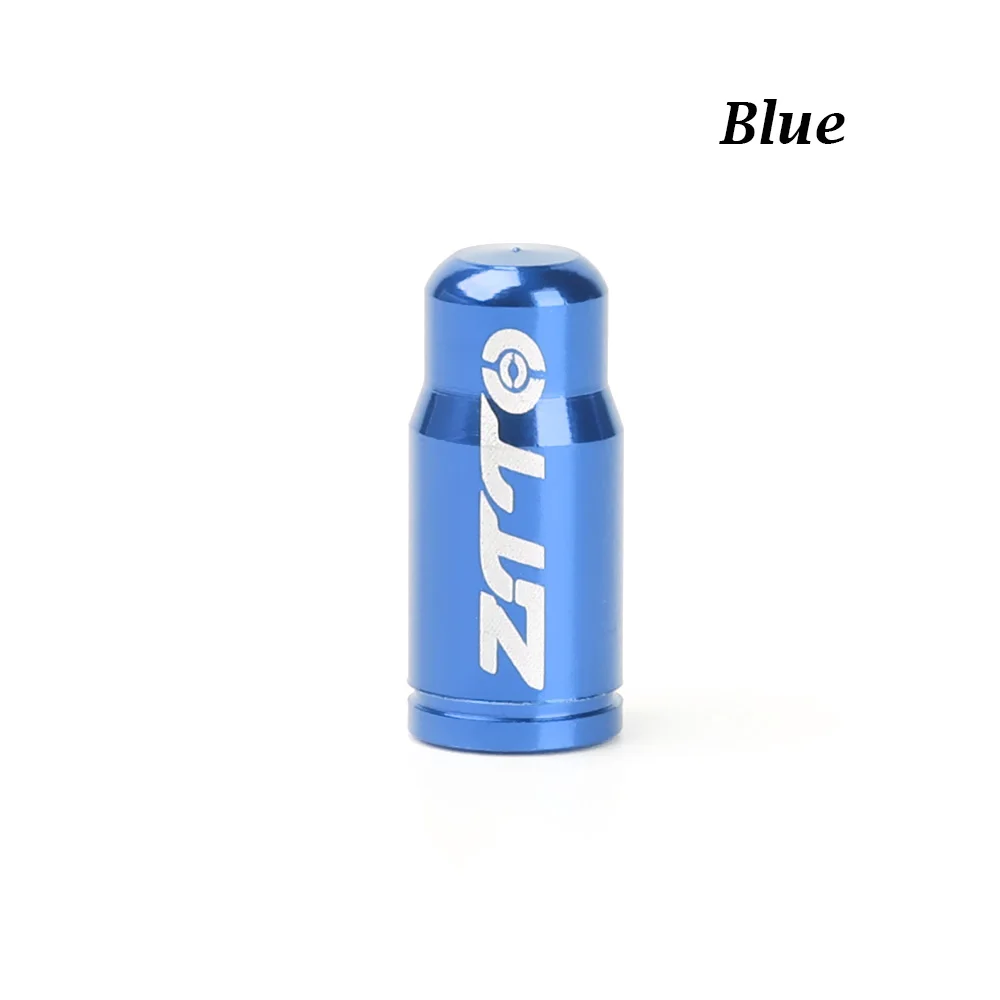 blue 1/5 шт алюминиевый сплав велосипед ультралегкий, нержавеющий ниппель камеры высокого давления колпачки давления Пылезащитная крышка MTB обод колеса шины, шины для остановки воздуха шлемов велосипед Запчасти аксессуары - Цвет: blue