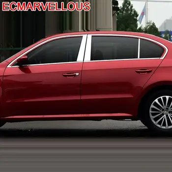 

Auto Window Trunk Rear Panels Foot Pedal Automobile Modified Chromium Car Styling Sticker Strip 15 16 17 FOR Volkswagen Lavida