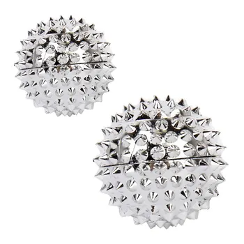 

1 pair of Magnetic Massage Balls for Palm 32mm Body Massage balls - Silver-ABVP