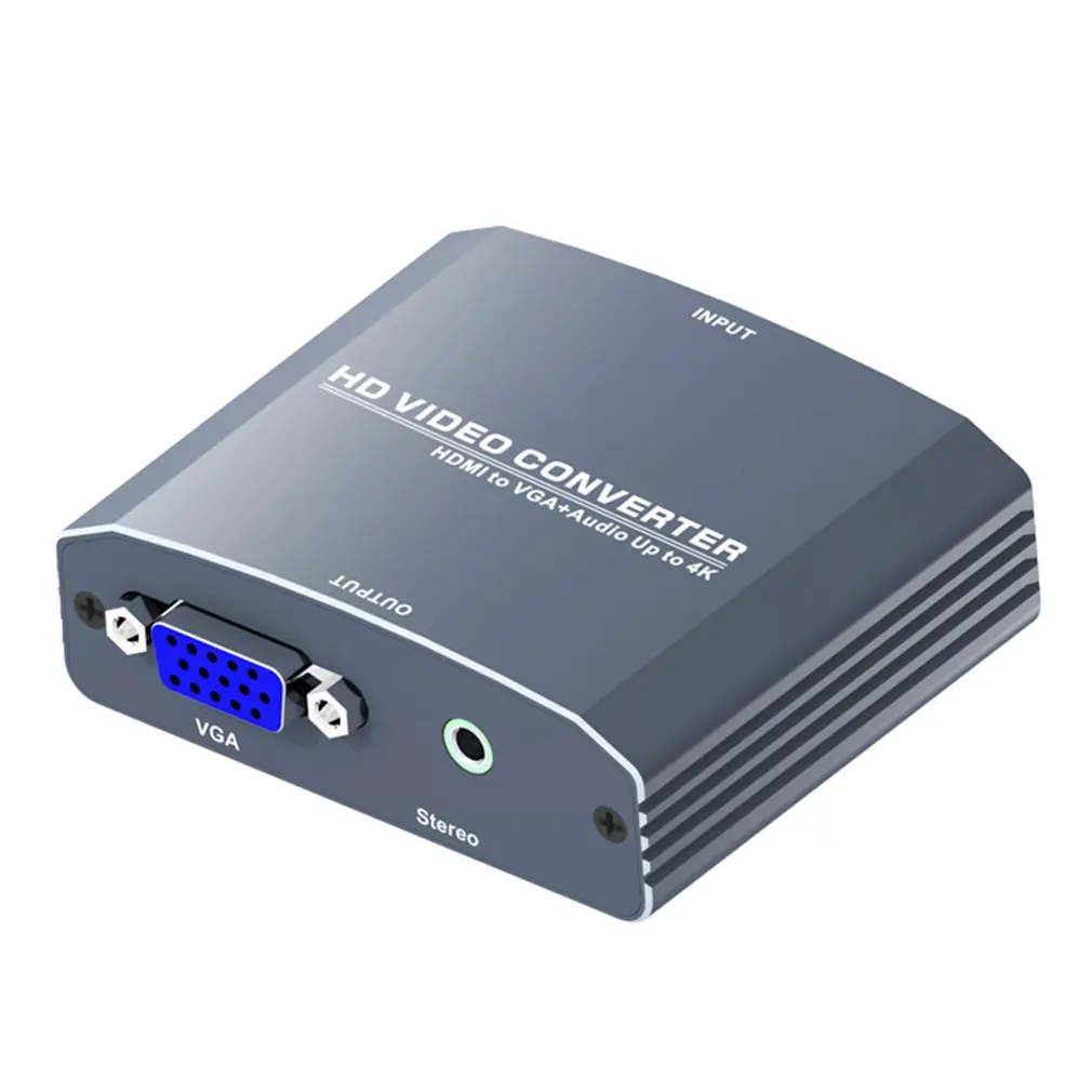 HDMI сигнал для VGA+ R/L HD видео Опора аудио конвертера 480 p/576 p/720 p/1080 p/4 K разрешение для HDTV STB