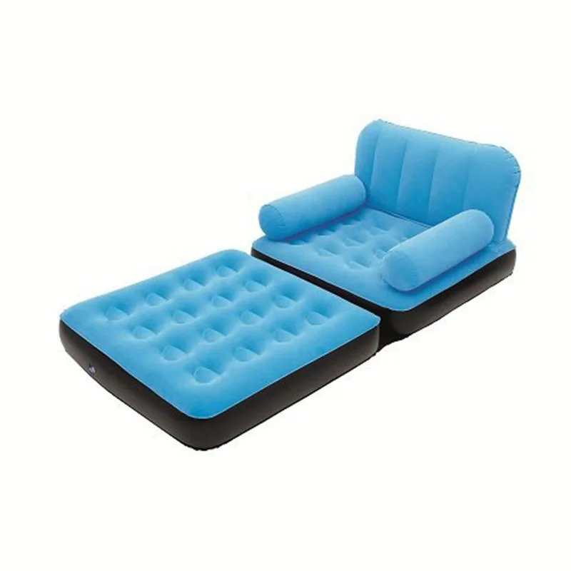 5 in 1 Outdoor Home Garden Inflatable One Seat Sofa Bed Camping Chairs Air Sofa Bed Blow UP Lounger 5 in 1 Outdoor Home Garden Inflatable One Seat Sofa Bed Camping Chairs Air Sofa Bed Blow UP Lounger
