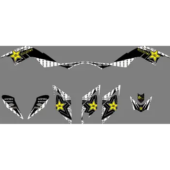 

Full Graphics Decals Stickers Motorcycle Background Custom Number 3M For YAMAHA RAPTOR 700R 2006 2007 2008 2009 2010 2011 2012