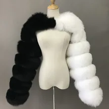 Moda inverno de alta qualidade do falso casaco de pele de raposa das mulheres 2021 retalhos manga longa quente vison jaquetas curtas peludo casaco femme topo