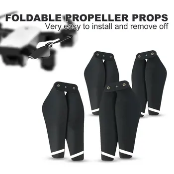 

4PCS Propeller Foldable Propeller Props Blades Set Spare Parts 2CW+2CCW for SMRC S20 Drone Wifi FPV Drone RC Quadcopter